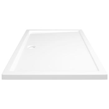 Duschtasse ABS Rechteckig Weiß 80x120 cm