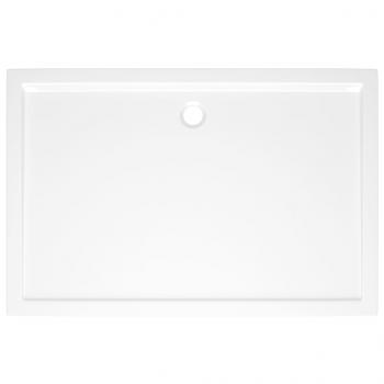 Duschtasse ABS Rechteckig Weiß 80x120 cm