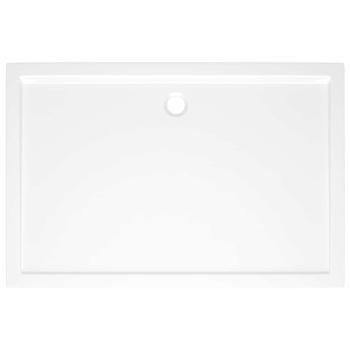 Duschtasse ABS Rechteckig Weiß 80x120 cm