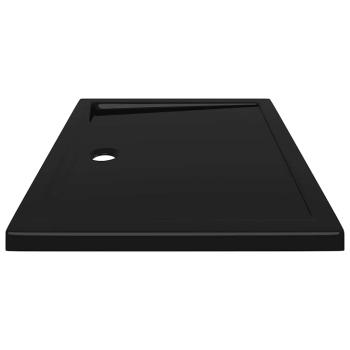 Duschtasse ABS Rechteckig Schwarz 70x90 cm