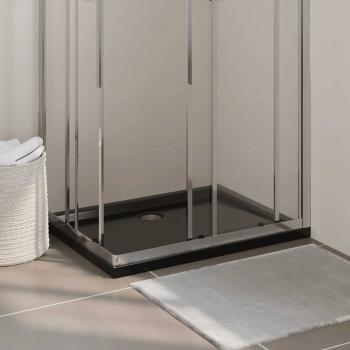 Duschtasse ABS Rechteckig Schwarz 70x90 cm