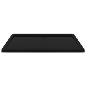 Duschtasse ABS Rechteckig Schwarz 70x120 cm