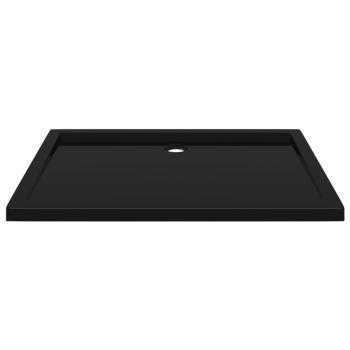 Duschtasse ABS Rechteckig Schwarz 70x100 cm