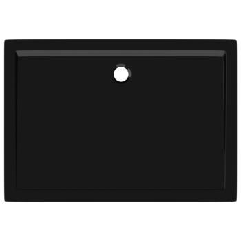 Duschtasse ABS Rechteckig Schwarz 70x100 cm