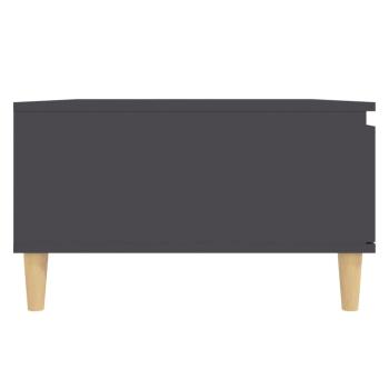 ARDEBO.de - Couchtisch Grau 90x60x35 cm Holzwerkstoff