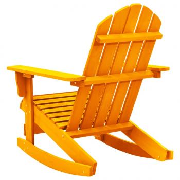 Adirondack-Schaukelstuhl Massivholz Tanne Orange