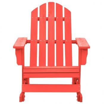 Adirondack-Schaukelstuhl Massivholz Tanne Rot