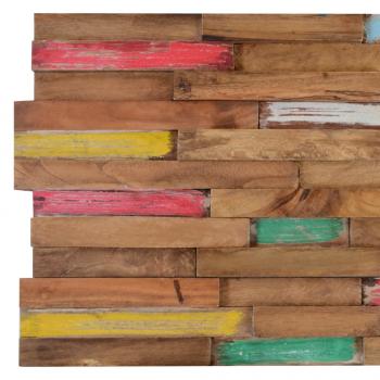 Wandplatten 10 Stk. 1,03 m² Massivholz Teak