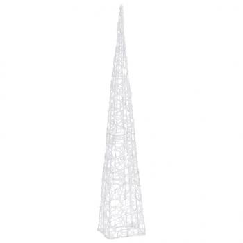 LED-Leuchtkegel Acryl Deko Blau 120 cm 