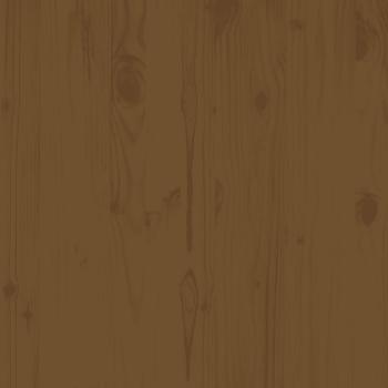 Garten-Mittelsofa Honigbraun Massivholz Kiefer