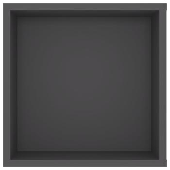 TV-Wandschrank Grau 102x35x35 cm Holzwerkstoff