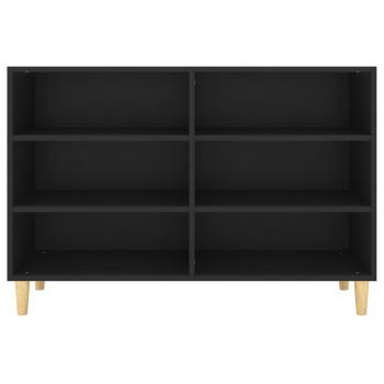 Sideboard Schwarz 103,5x35x70 cm Holzwerkstoff