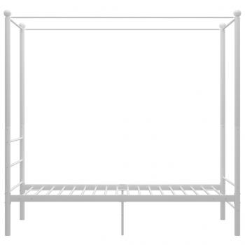 Himmelbett Weiß Metall 90x200 cm
