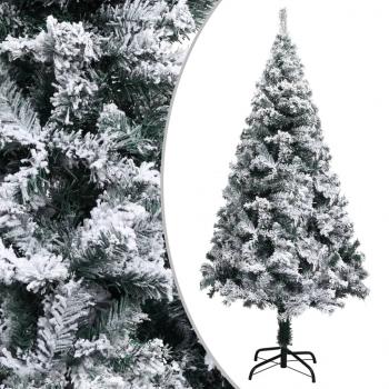 ARDEBO.de - Künstlicher Weihnachtsbaum mit Schnee Grün 120 cm PVC
