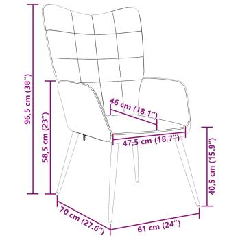 Relaxsessel Senfgelb Stoff 