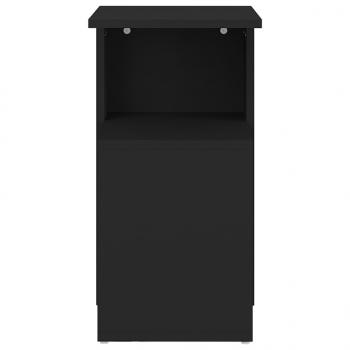 Beistelltisch Schwarz 36x30x56 cm Holzwerkstoff