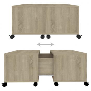 Couchtisch Sonoma-Eiche 75x75x38 cm Holzwerkstoff