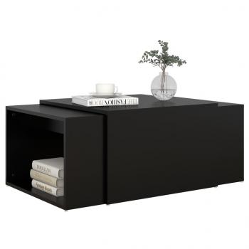 3-tlg. Satztisch-Set Grau 60x60x38 cm Holzwerkstoff