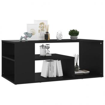 Couchtisch Schwarz 100x50x40 cm Holzwerkstoff