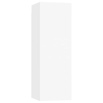 3-tlg. TV-Schrank-Set Weiß Holzwerkstoff