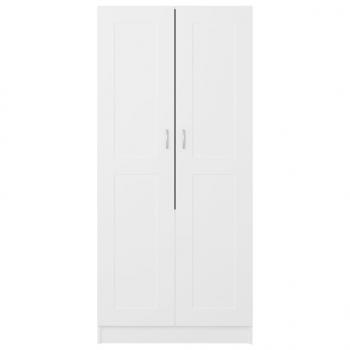Kleiderschrank Weiß 82,5x51,5x180 cm Holzwerkstoff
