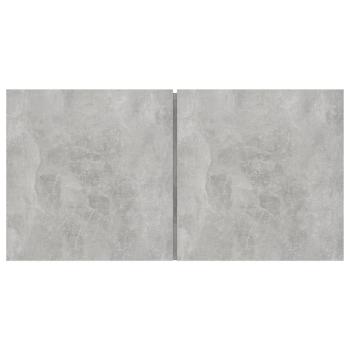 7-tlg. TV-Schrank-Set Betongrau Holzwerkstoff