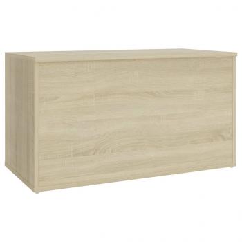 Aufbewahrungstruhe Sonoma-Eiche 84x42x46 cm Holzwerkstoff