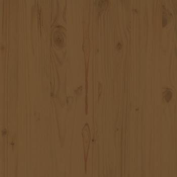 Garten-Mittelsofas 3 Stk. Honigbraun Massivholz Kiefer