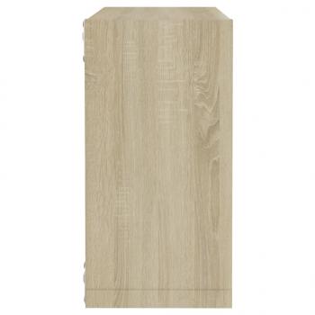 Würfelregale 2 Stk. Sonoma-Eiche 30x15x30 cm