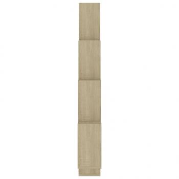 Würfelregal Sonoma-Eiche 90x15x119 cm Holzwerkstoff