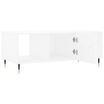 Couchtisch Weiß 102x50x40 cm Holzwerkstoff