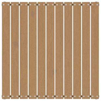 Gartenhocker 70x70x30 cm Honigbraun Massivholz Kiefer