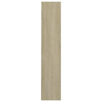 Wand-Schuhschrank Sonoma-Eiche 80x18x90 cm Holzwerkstoff