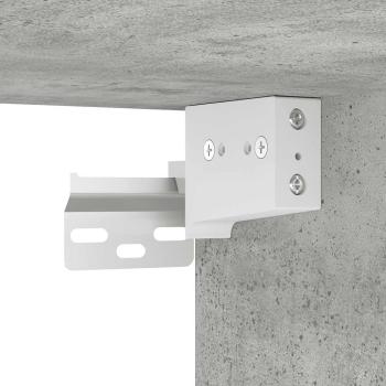 10-tlg. TV-Schrank-Set Betongrau Holzwerkstoff