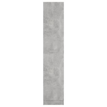 ARDEBO.de - Apothekerschrank Betongrau 30x42,5x150 cm Holzwerkstoff
