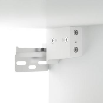 ARDEBO.de - Wand-Nachttische 2 Stk. Weiß 35x35x20 cm