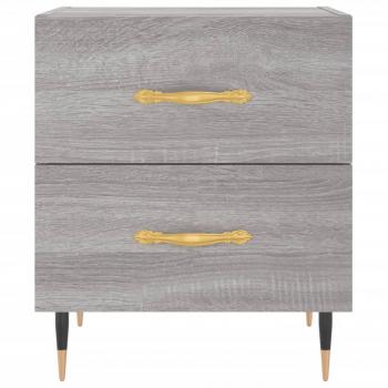 Nachttisch Grau Sonoma 40x35x47,5 cm Holzwerkstoff