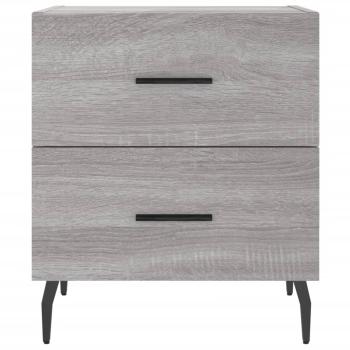 Nachttisch Grau Sonoma 40x35x47,5 cm Holzwerkstoff