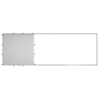 Hundezwinger Schwarz 330x110x110 cm Stahl