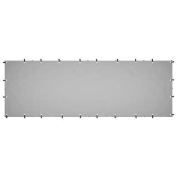 Hundezwinger Silbern 330x110x110 cm Stahl