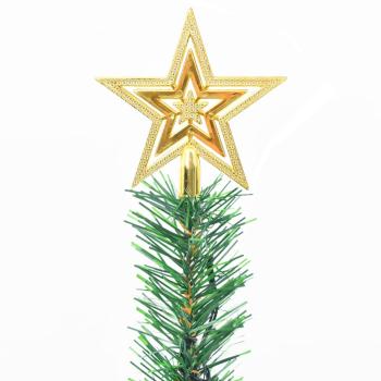 Künstlicher Weihnachtsbaum mit Beleuchtung & Kugeln Grün 64 cm