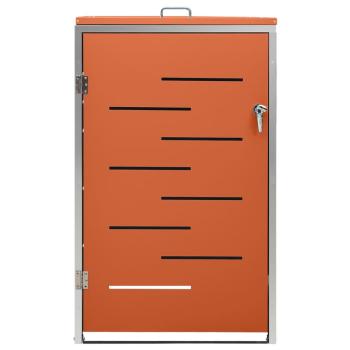 Mülltonnenbox für 1 Tonne 69x77,5x115 cm Edelstahl