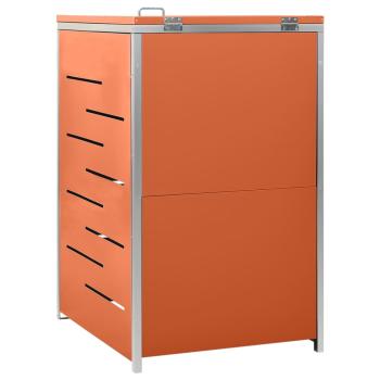 Mülltonnenbox für 1 Tonne 69x77,5x115 cm Edelstahl