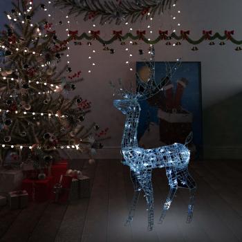 ARDEBO.de - LED-Rentier Acryl Weihnachtsdeko 140 LEDs 120 cm Kaltweiß