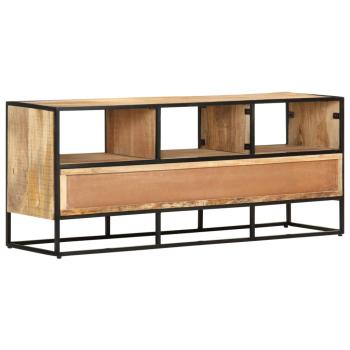 ARDEBO.de - TV-Schrank 110x30x45 cm Raues Mangoholz