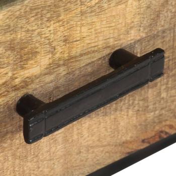 TV-Schrank 110x30x45 cm Raues Mangoholz