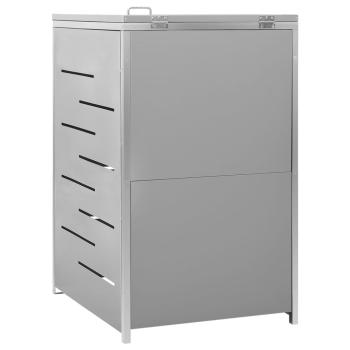 Mülltonnenbox für 1 Tonne 69x77,5x115 cm Edelstahl