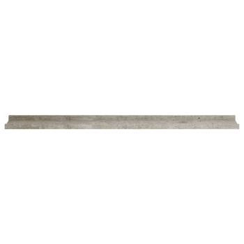 Wandregale 4 Stk. Betongrau 100x9x3 cm
