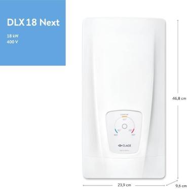 Clage DLX 21 Next Durchlauferhitzer 21kW EEK:A, weiß