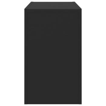 Satztische 3-tlg. Schwarz Holzwerkstoff
